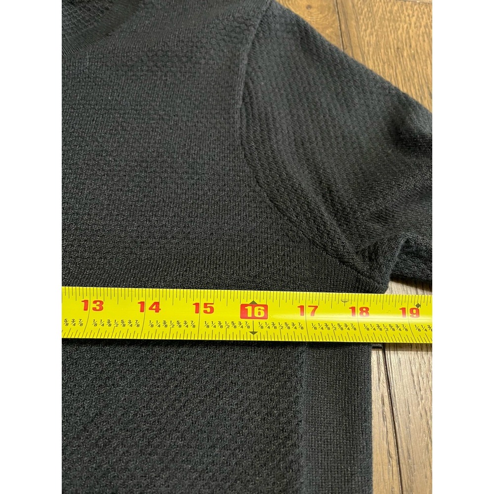 Duluth Women's Lightweight Sweater Medium Black Textured Tunic Casual Coolmax - Picture 5 of 6